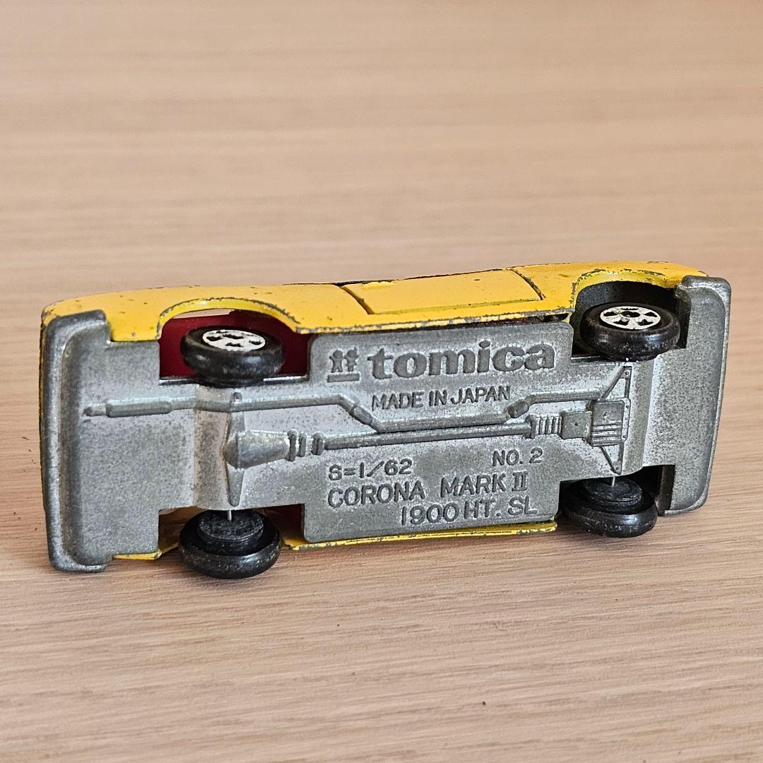 【トミカ】No.2 トヨタ コロナ マークII 1900HT 1Aホイール日本製