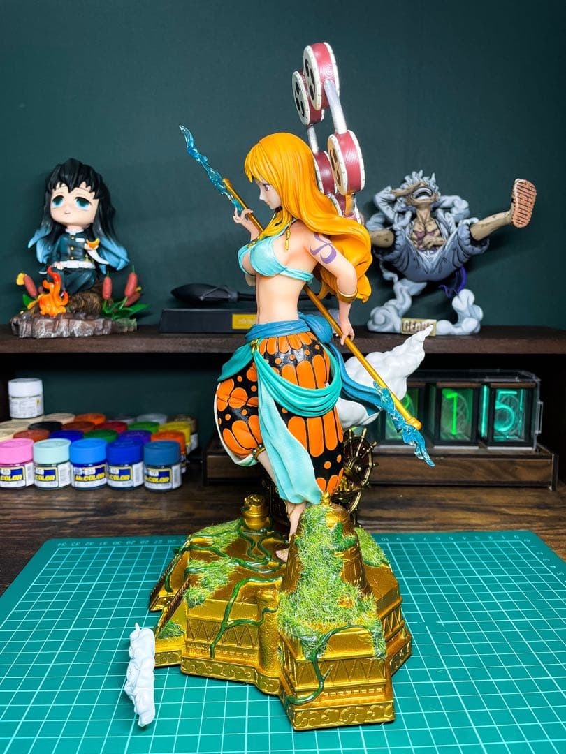 ONE PIECE エネルコス ナミ フィギュア ガレージキット