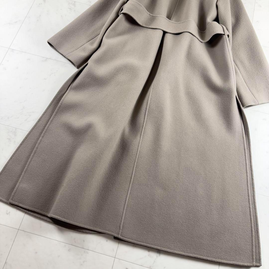 【美品】アニュアンス 23AW リバーロングチェスターコート ベルト付き S