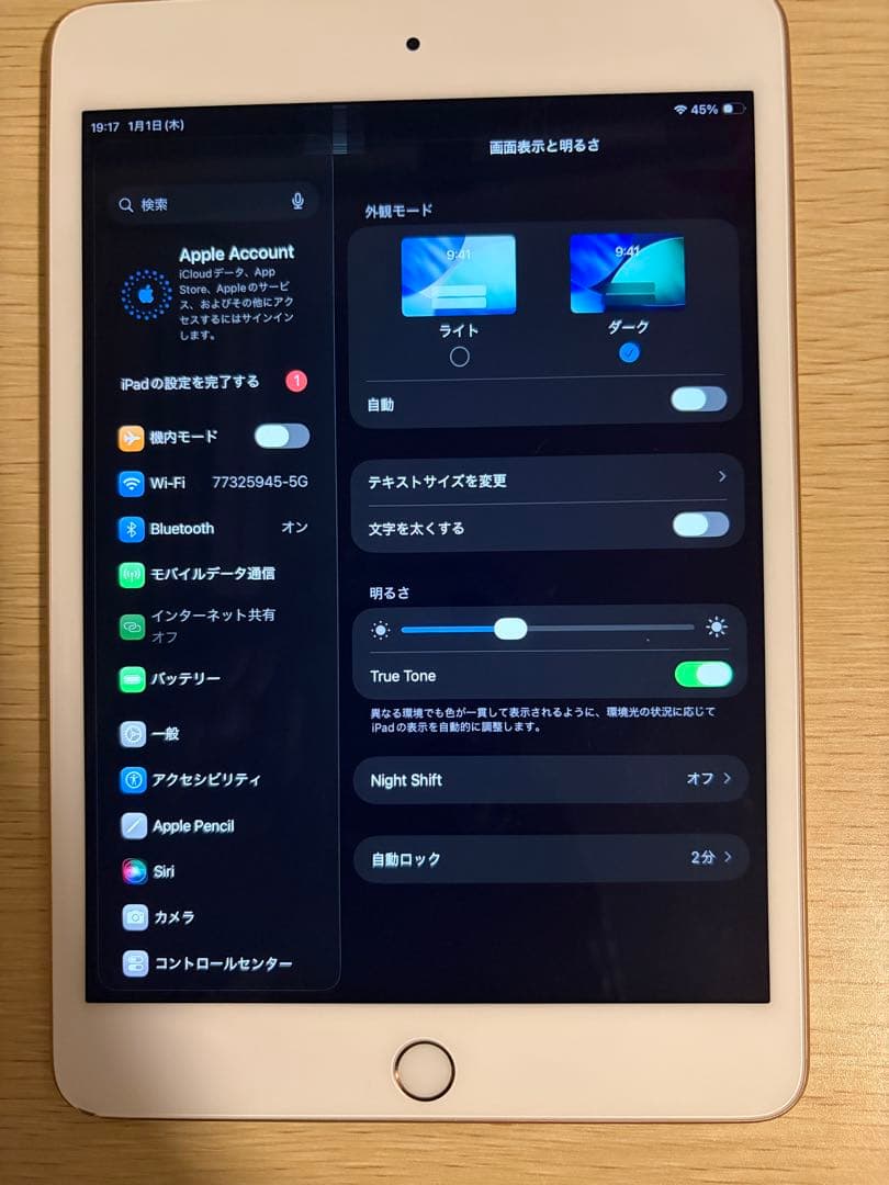 iPad mini 第5世代 Wi-Fi Cellular