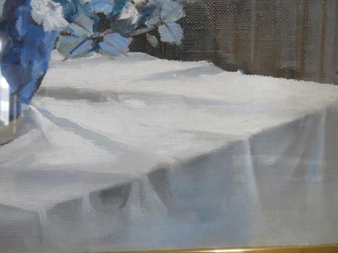 稲垣久治 『夜明け』 油彩 F8号　 ル・サロン永久会員　光陽会委員 　一枚の絵