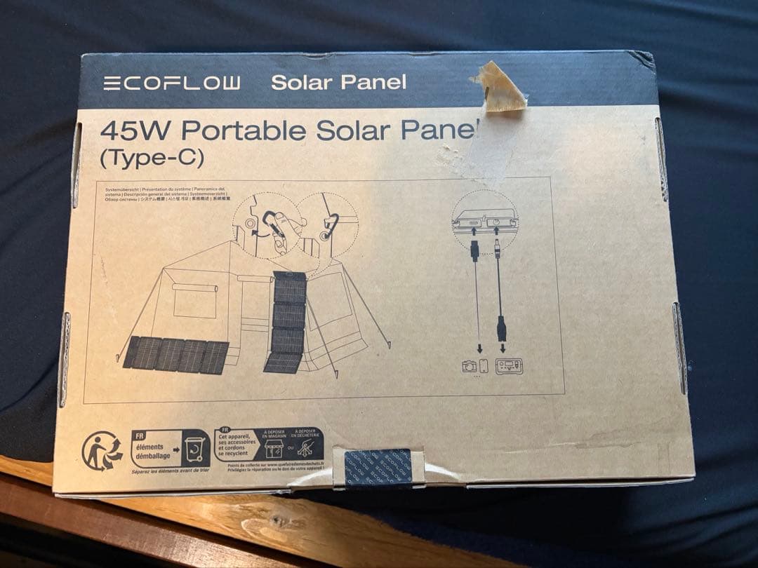 発電機・ポータブル電源 EcoFlow 45W Portable Solar Panel