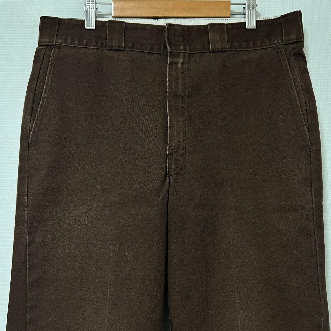 エ*リ様 W33×L30表記　ディッキーズ　チビタグ　ブラウン　ワークパンツ
