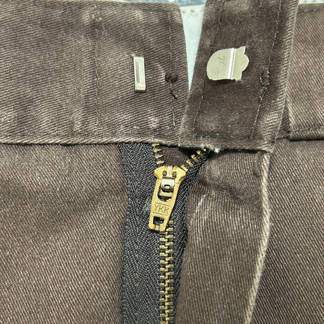 エ*リ様 W33×L30表記　ディッキーズ　チビタグ　ブラウン　ワークパンツ