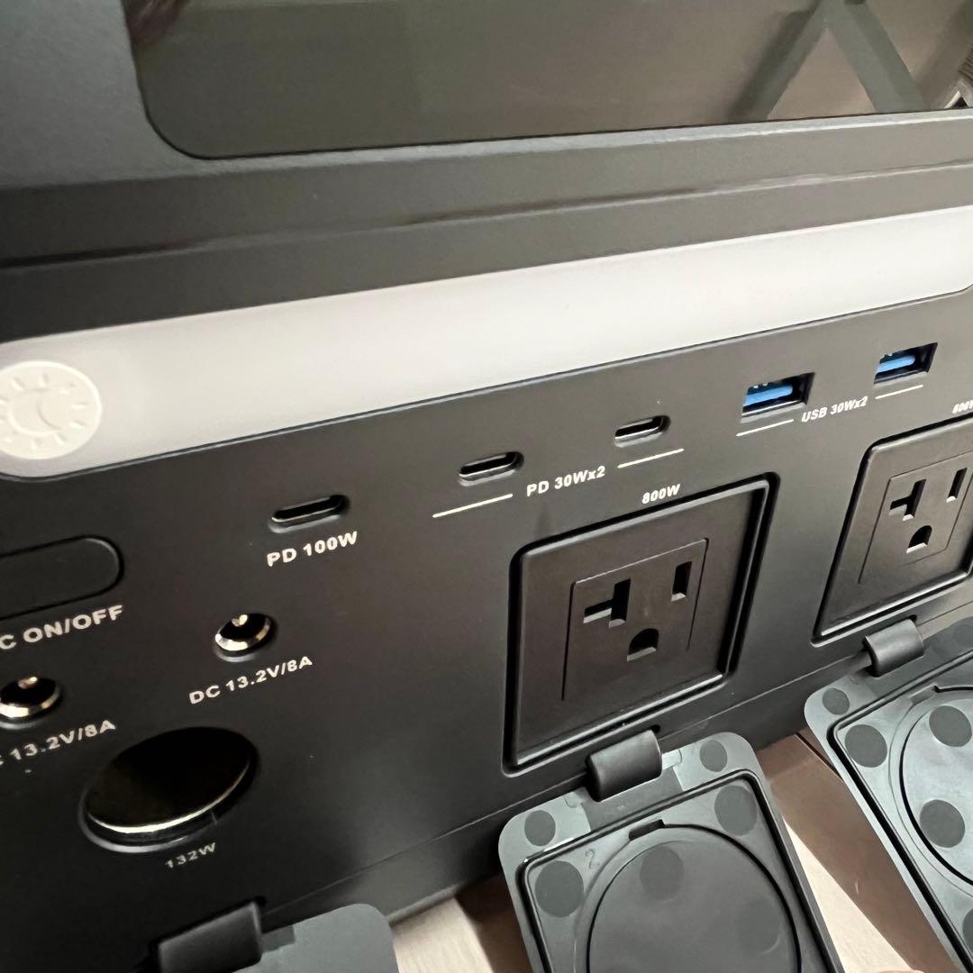 【新品同様】IEEtek ポータブル電源 P800 PSE認済み 防災/車載両用