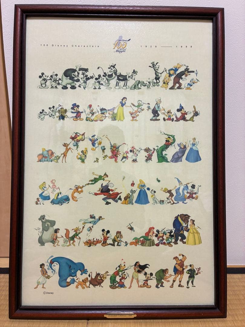 ディズニー100周年 キャンパス地　1500限定