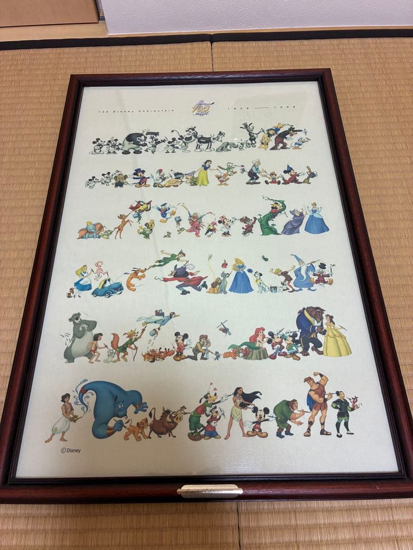 ディズニー100周年 キャンパス地　1500限定