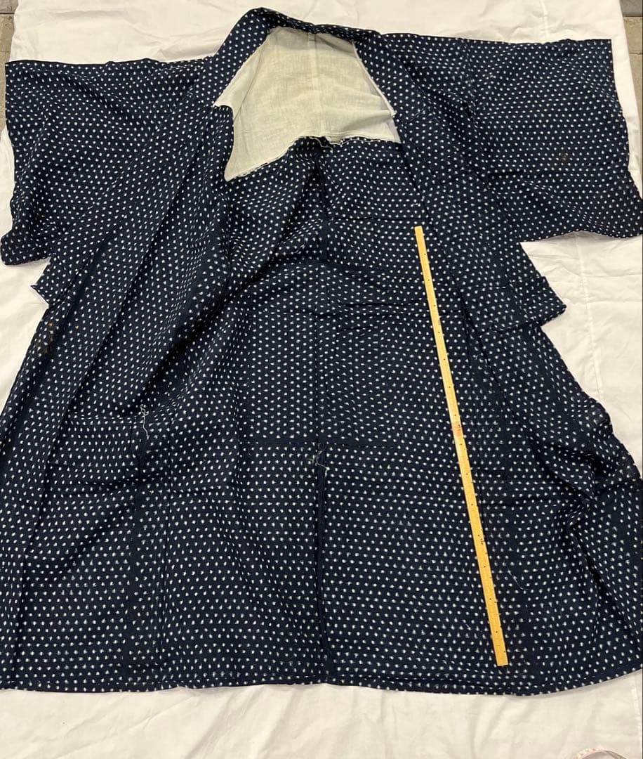 8 0 雪ん子絣 浴衣 リメイク用