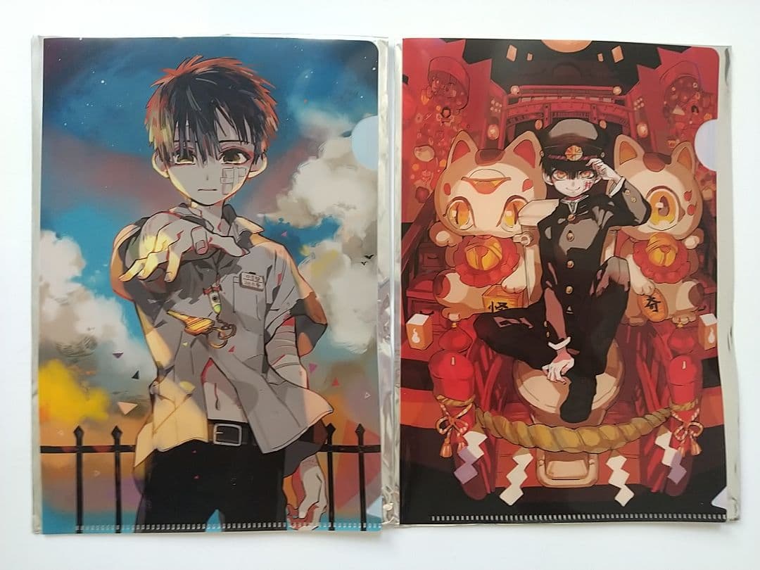 地縛少年花子くん プリンセスカフェ 第1弾 クリアファイル 花子 柚木普