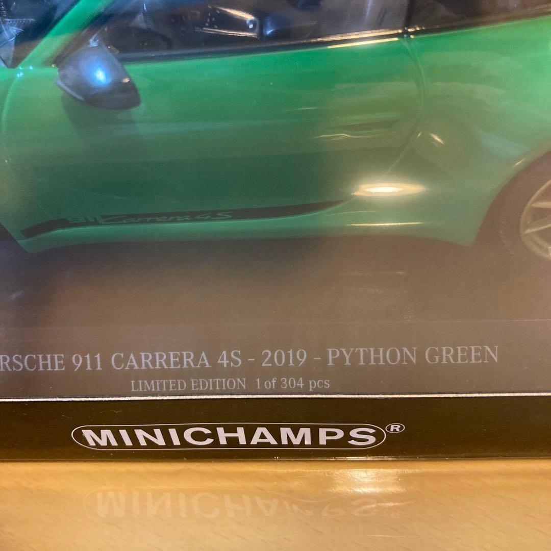 新品　ミニチャンプス◼️1/18 ポルシェ 911 カレラ 4S 限定304台