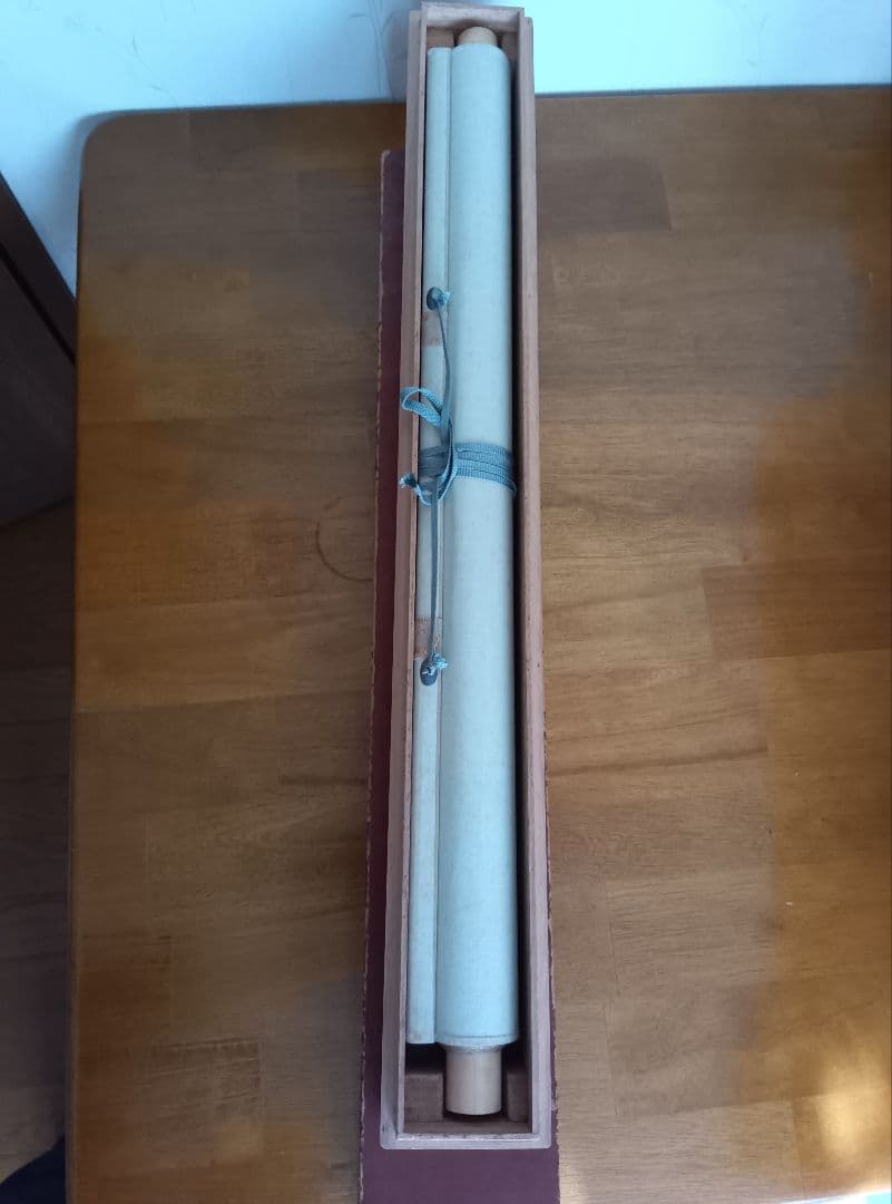 結城素明　題名矢車草　伊勢丹美術部シールあり