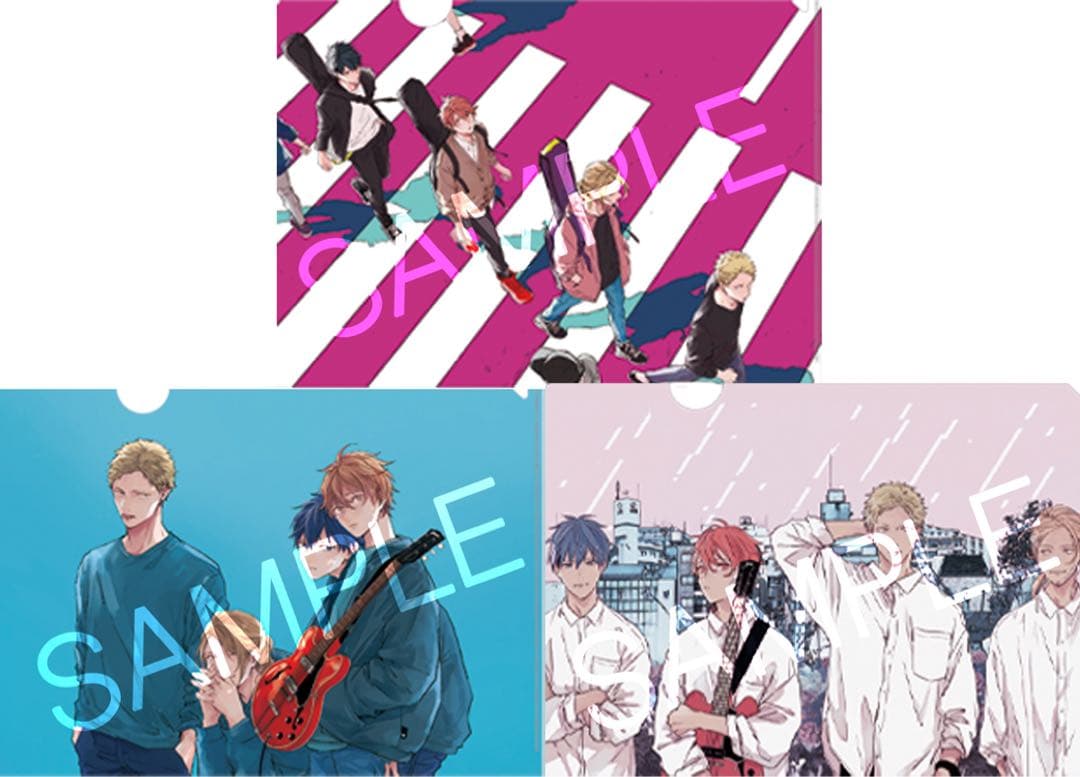 ギヴン　AGF イベント限定　クリアファイル　3枚入り　新品未開封　2019年