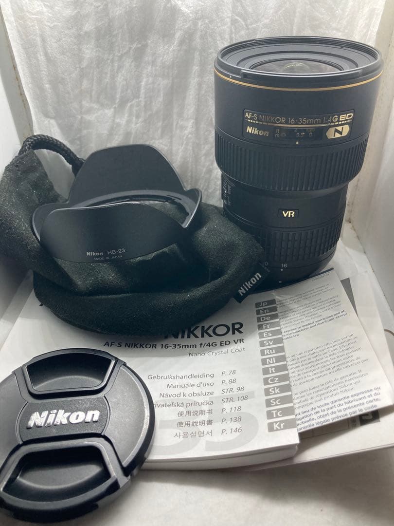 超美品AF ＳNIKKOR 16-35 1 l:4G ED 元箱