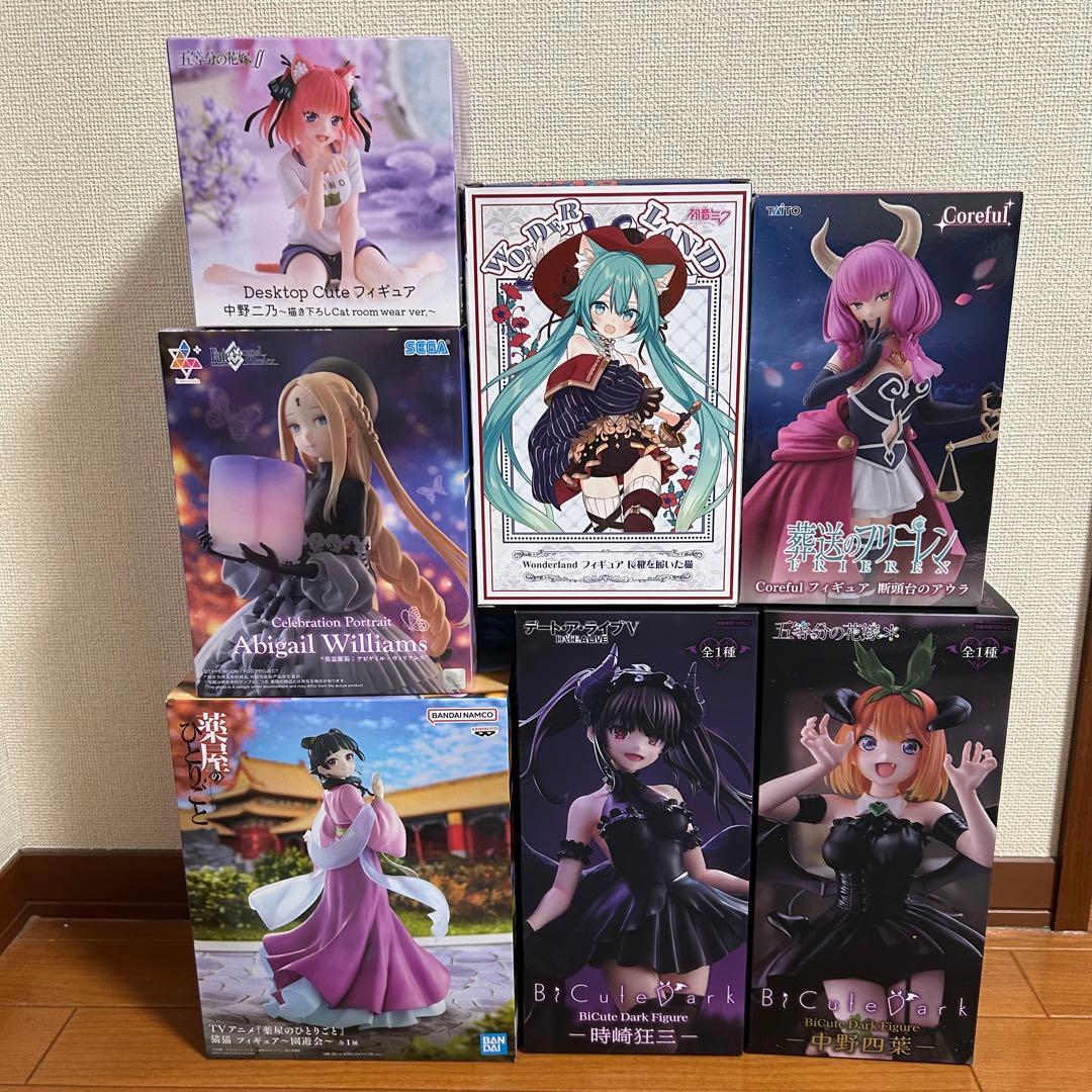 フィギュア　まとめ売り　7体　五等分の花嫁　デートアライブ