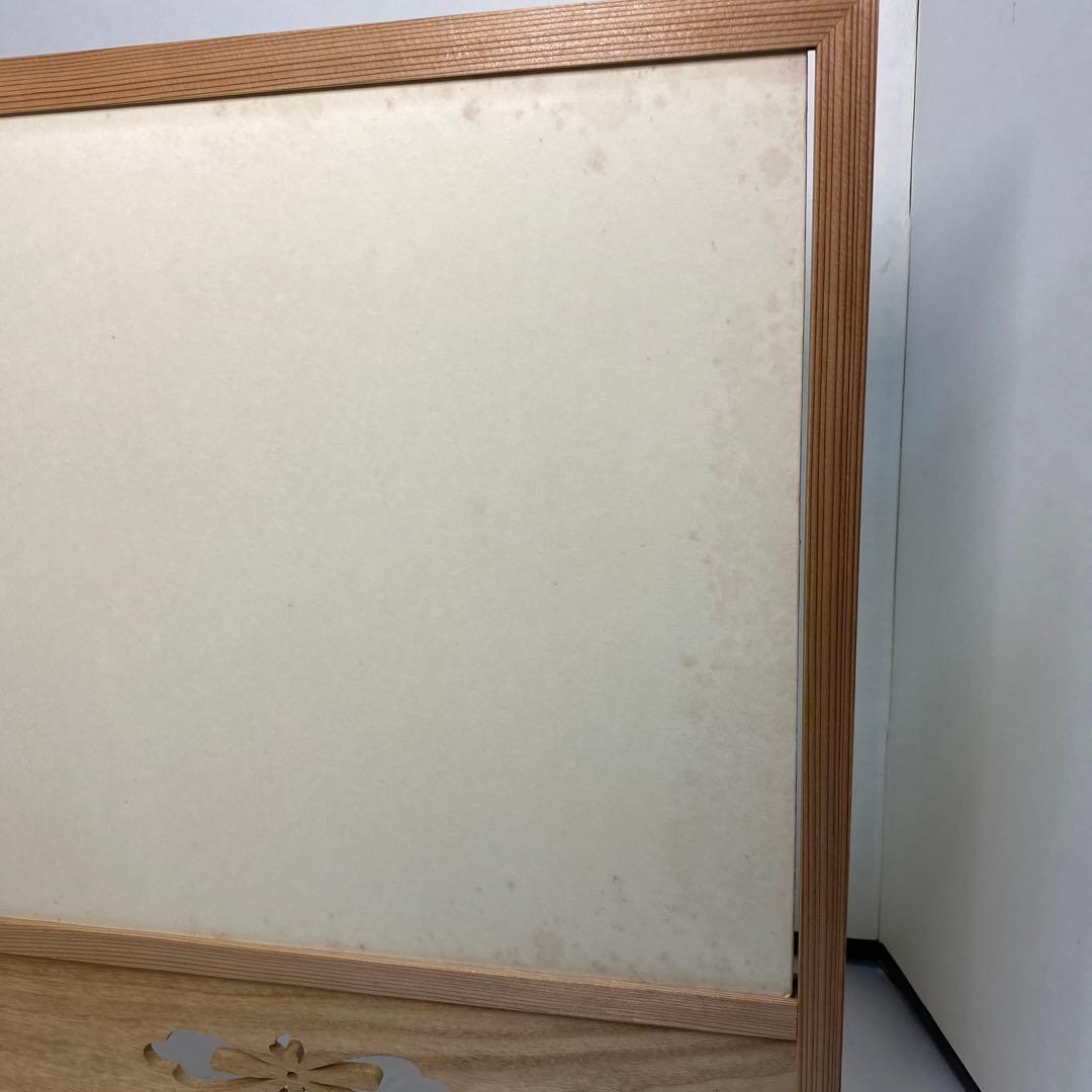 【茶道具】七宝透かし風炉先　葦簾　襖セット