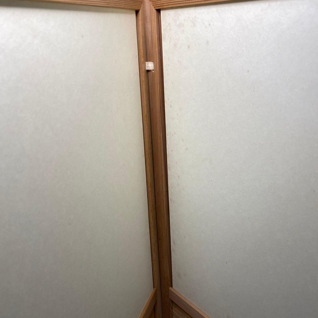 【茶道具】七宝透かし風炉先　葦簾　襖セット