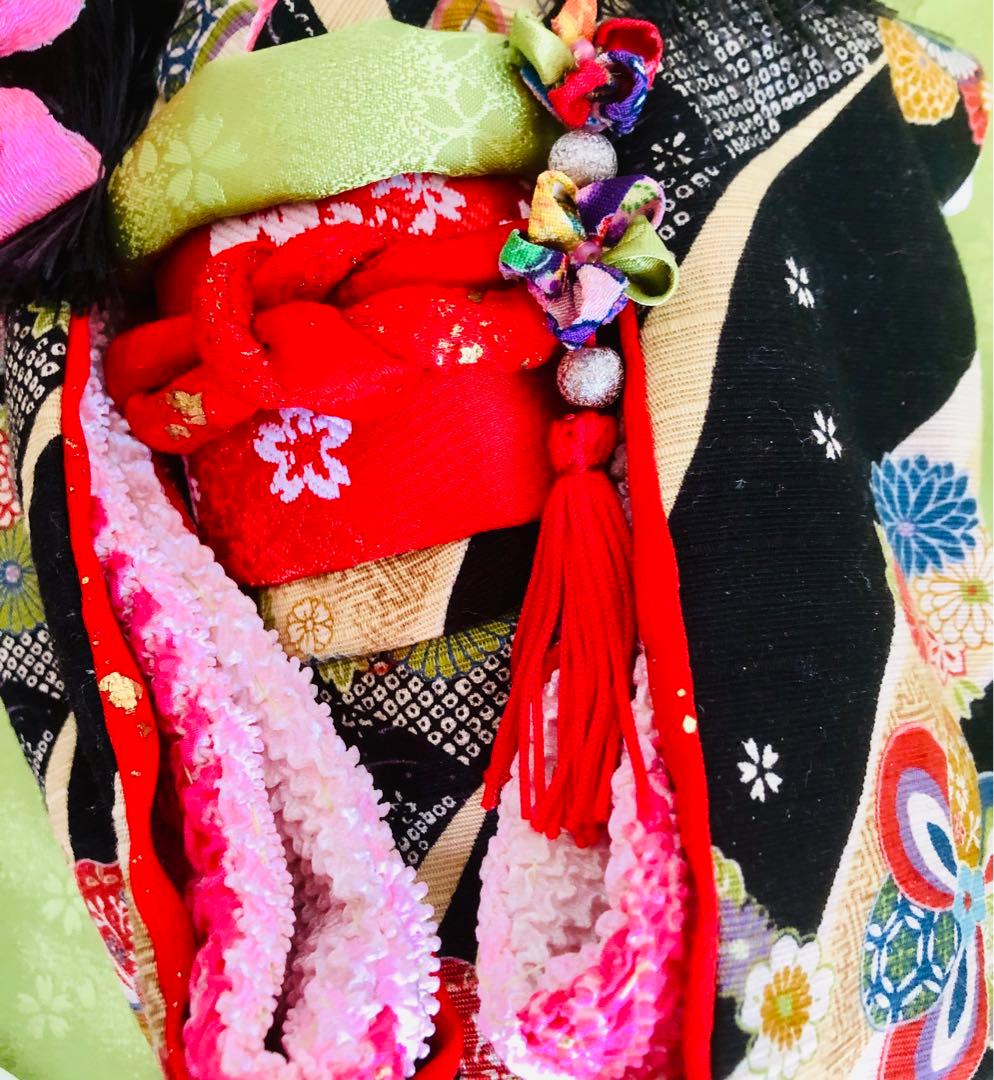 ＊カッパのおーこ様ご確認用＊市松風文化人形＆ミニリボンちゃん♪布人形•お着物＊