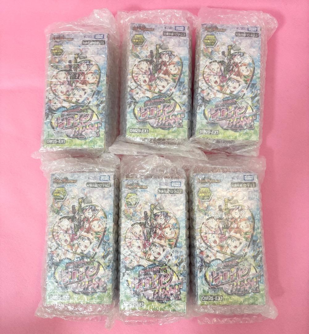 【新品・未開封6BOX】デュエル・マスターズTCG 愛感謝祭 ヒロインBEST