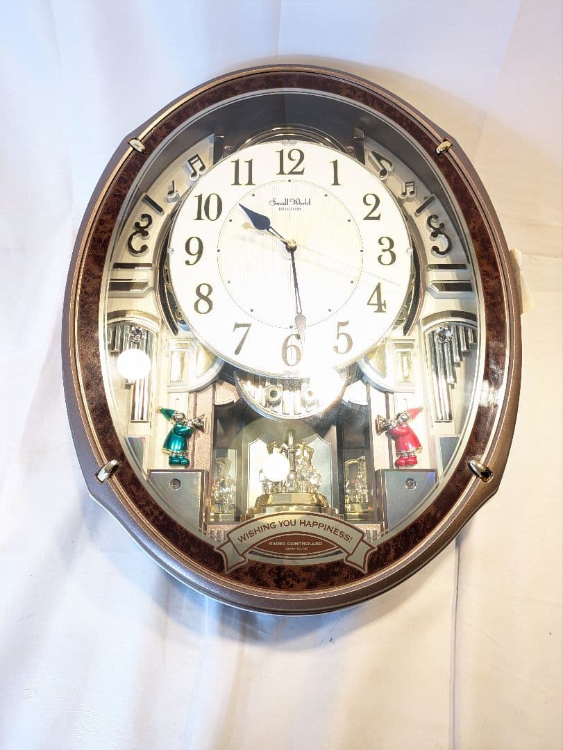 RHYTHM スモールワールドアルディ 4MN545RH23 電波からくり時計