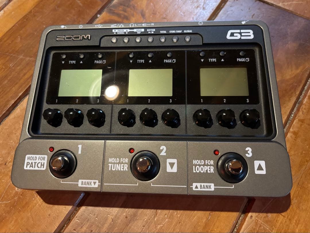 ZOOM G3 マルチエフェクター 保管品
