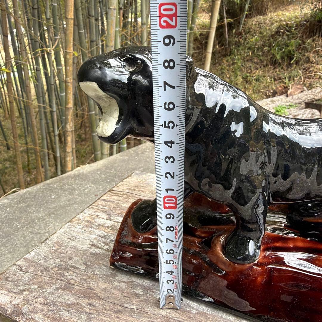 激レアブラックパンサー 陶器　置物　ミッドセンチュリー　ヴィンテージ50-60s