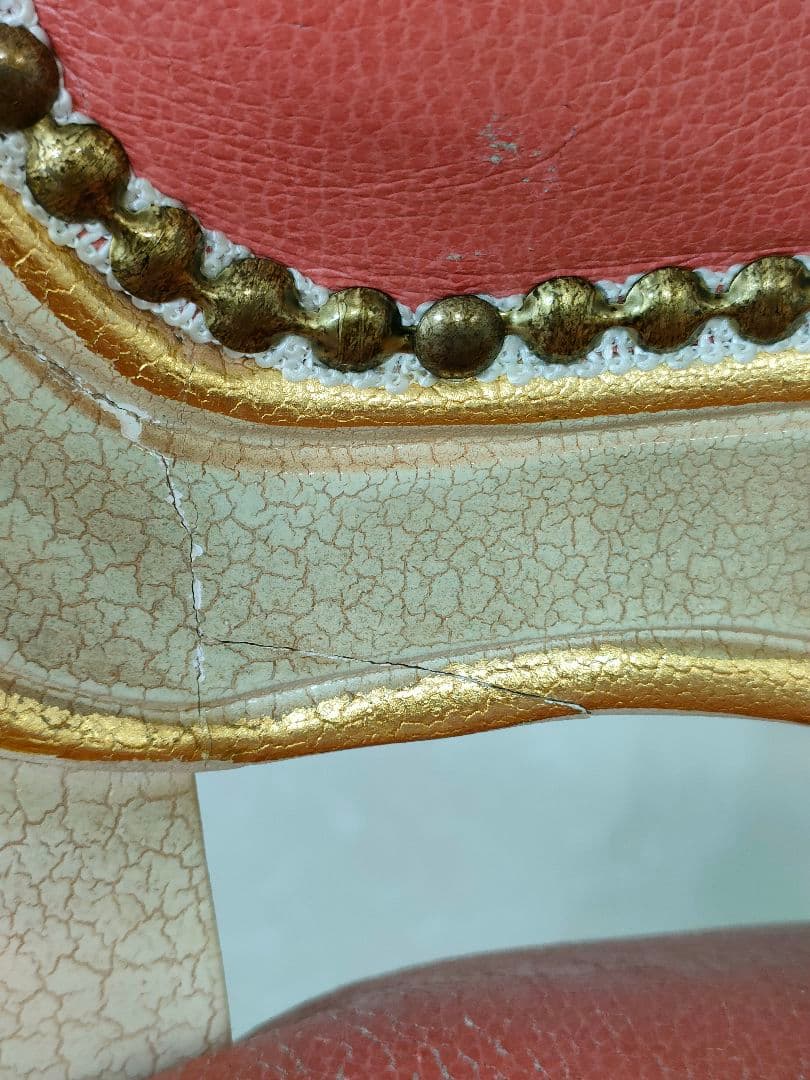 【おけい♛ྀི親孝行中様用】ロココ調 ダイニングチェア 1脚（２つ目）