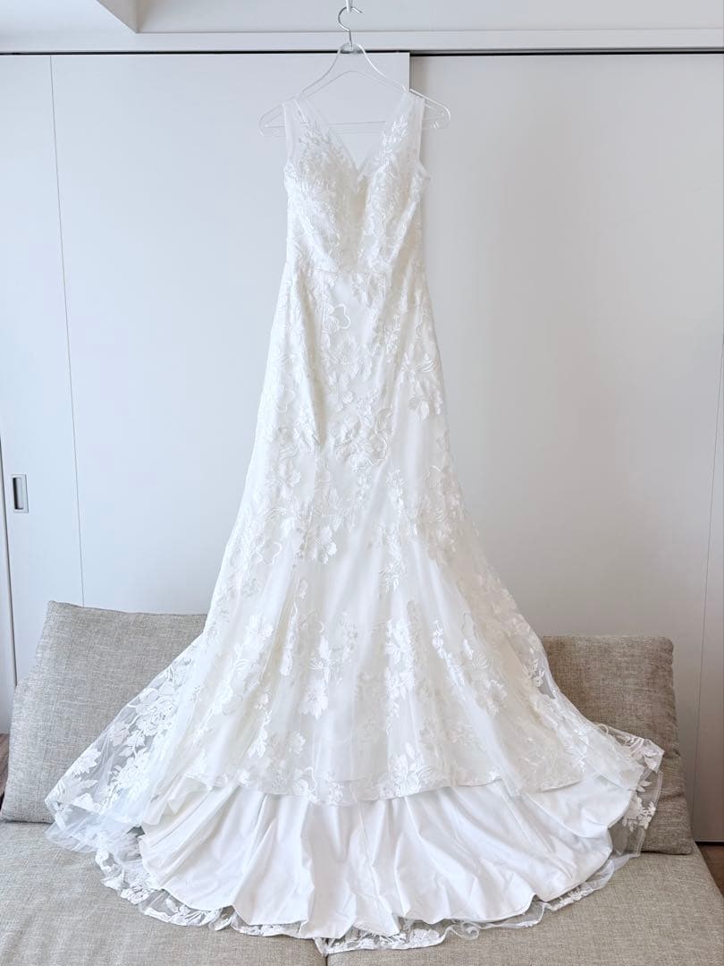 [新品未使用品] ウェディングドレス マーメイドドレス 9号（1st オーナー）