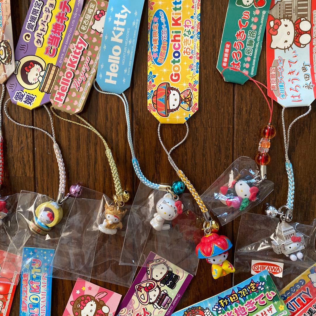 ハローキティ　ストラップ　ご当地　根付け　68点まとめ売り