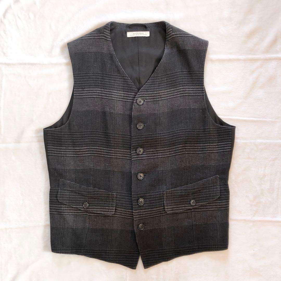 オールドジョーOLD JOEジェンツベスト38グレンチェック201OJ-VT01