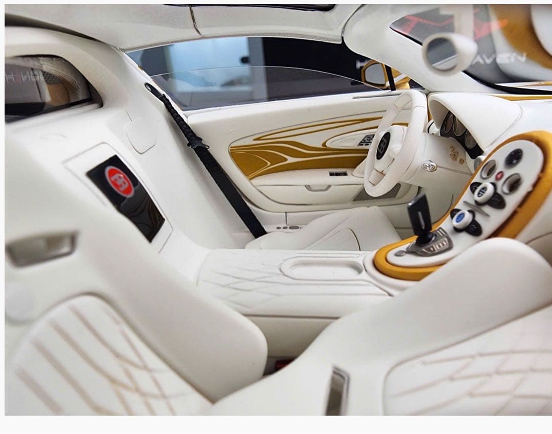 未使用 1/18 ブガッティ ヴェイロン HH モデル ミニカー 限定20台