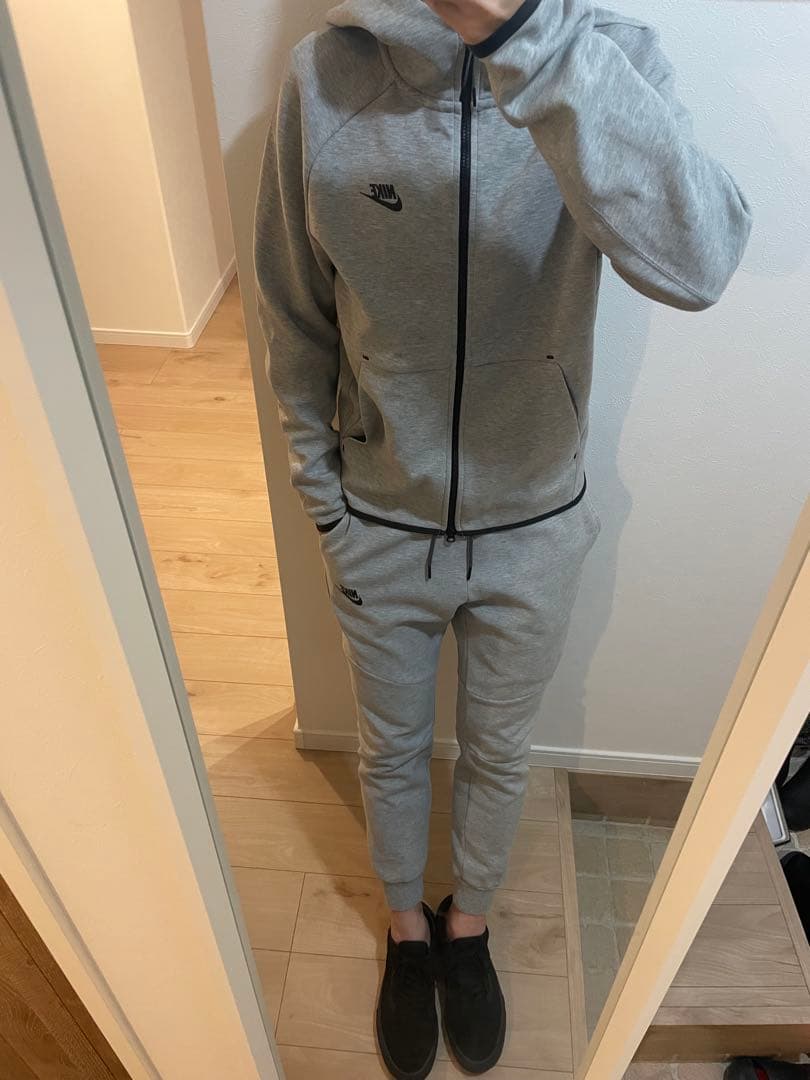ナイキテックフリース セットアップ 上下 Sサイズ グレー ukファッション