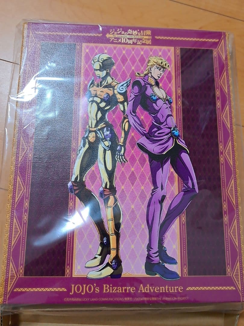 ジョジョの奇妙な冒険 アニメ展 新潟限定 キャンバスボード ジョルノ