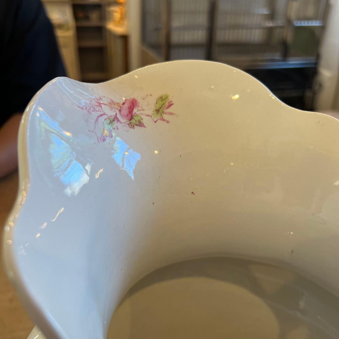 英国アンティークヴィクトリア朝トランスファーウェアウオーター