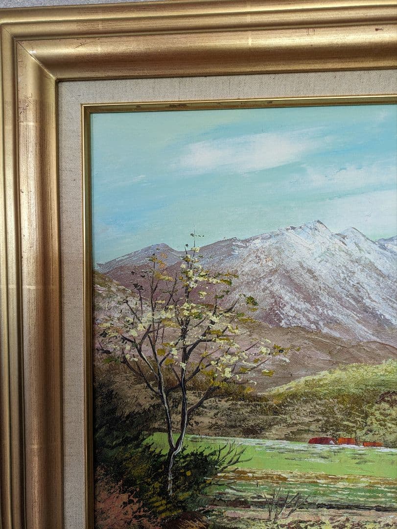 澤健作　油彩画F10号　肉筆