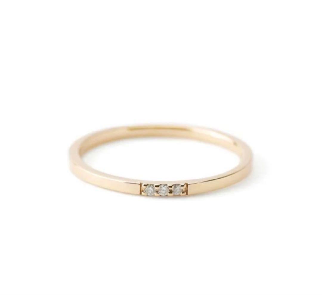 新品 シエナロゼ ジュレ 7号 リング 指輪 K10 SIENAROSE