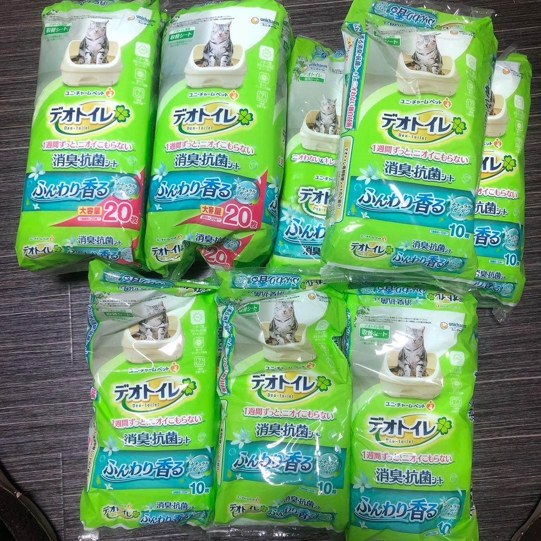 デオトイレ　消臭・抗菌シート　ふんわり香る　100枚