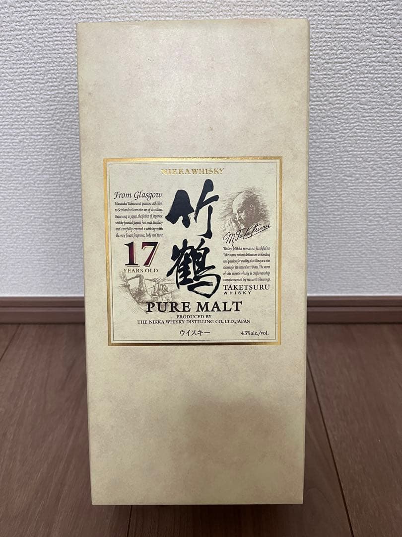 【未開封・箱付き】竹鶴 17年 ピュアモルトウイスキー 700ml