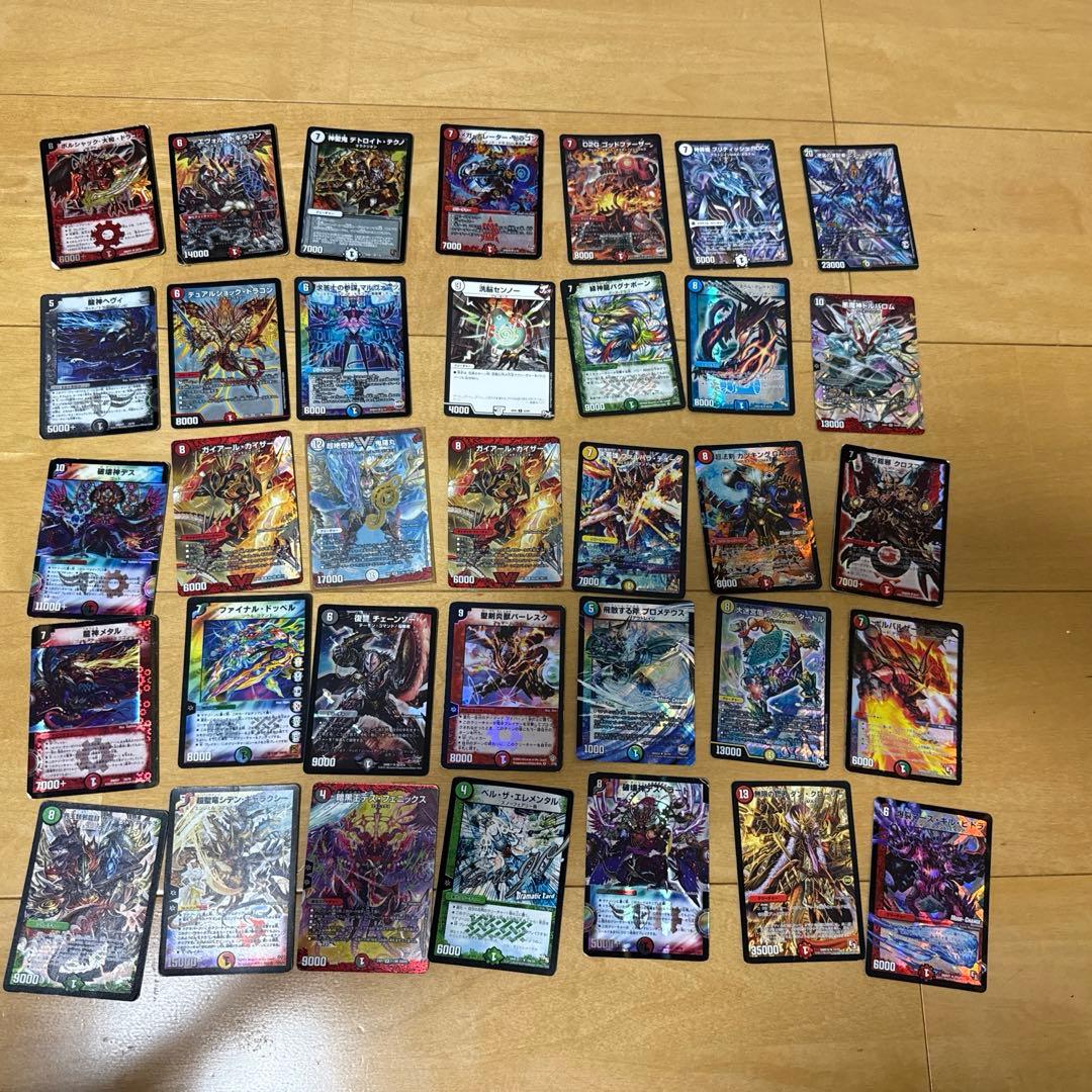 デュエマカードと鬼丸ヘッドカードプロテクト付き