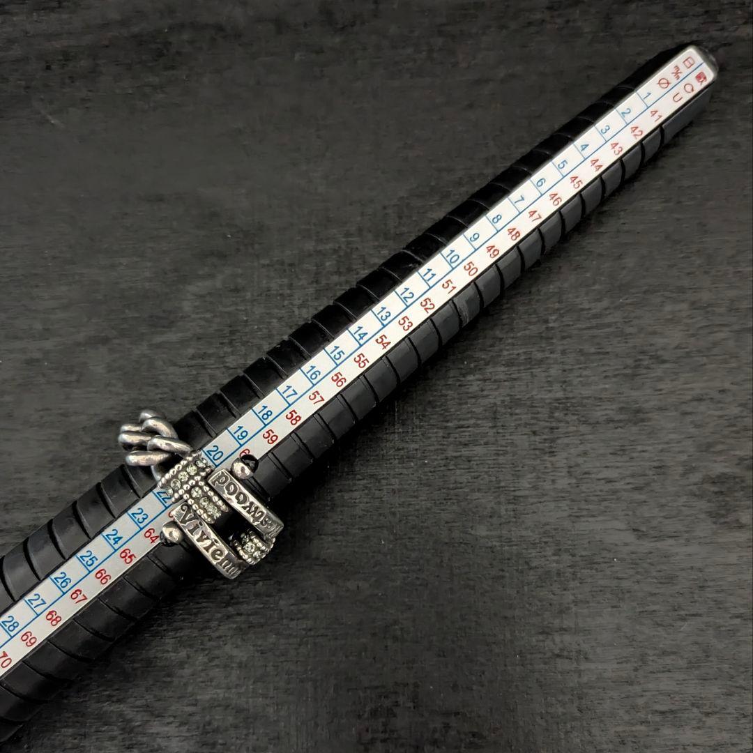 vivienne westwood オニキス ロゴ チェーンリング SV925