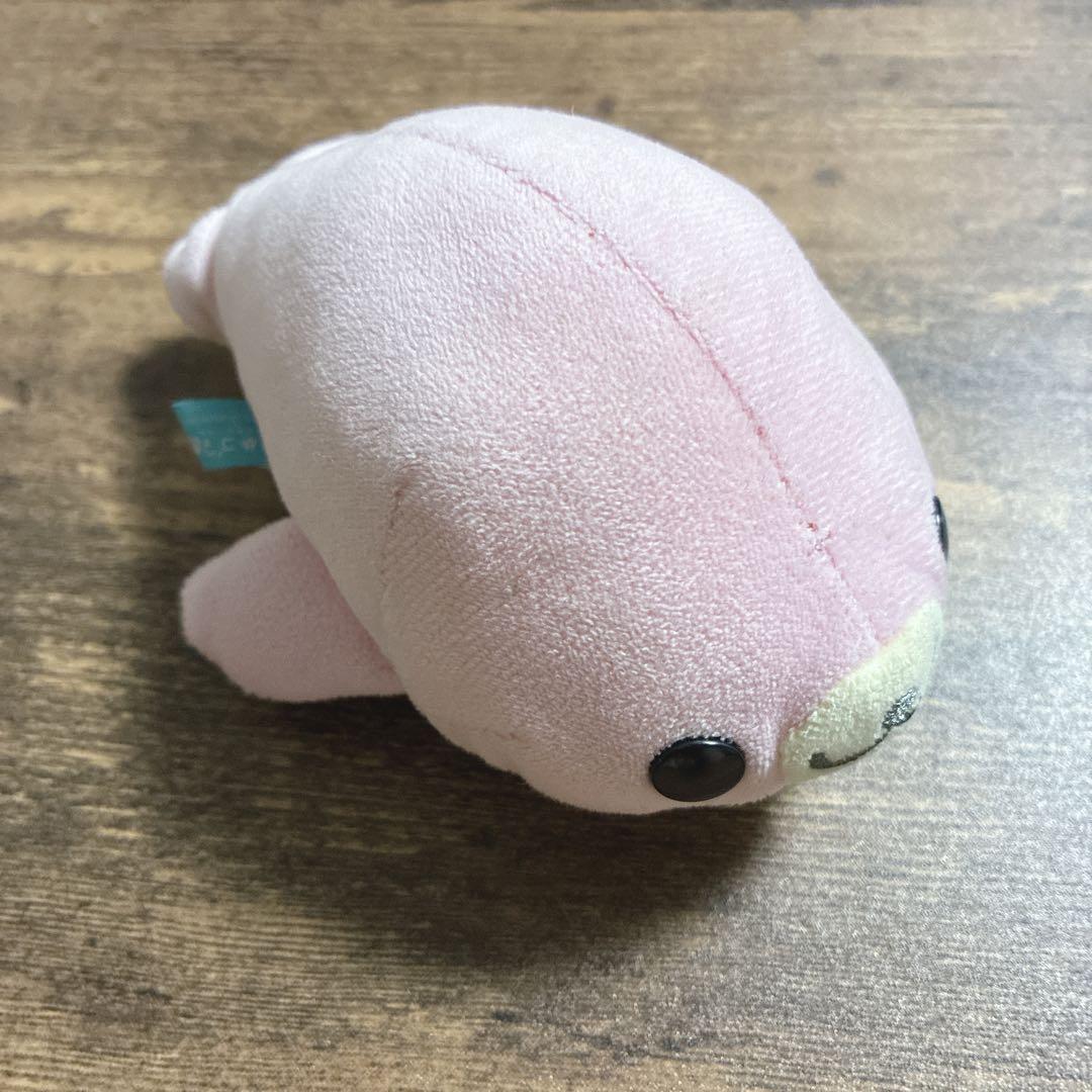 サンエックス まめゴマ コレクションぬいぐるみ ピンク 当時品