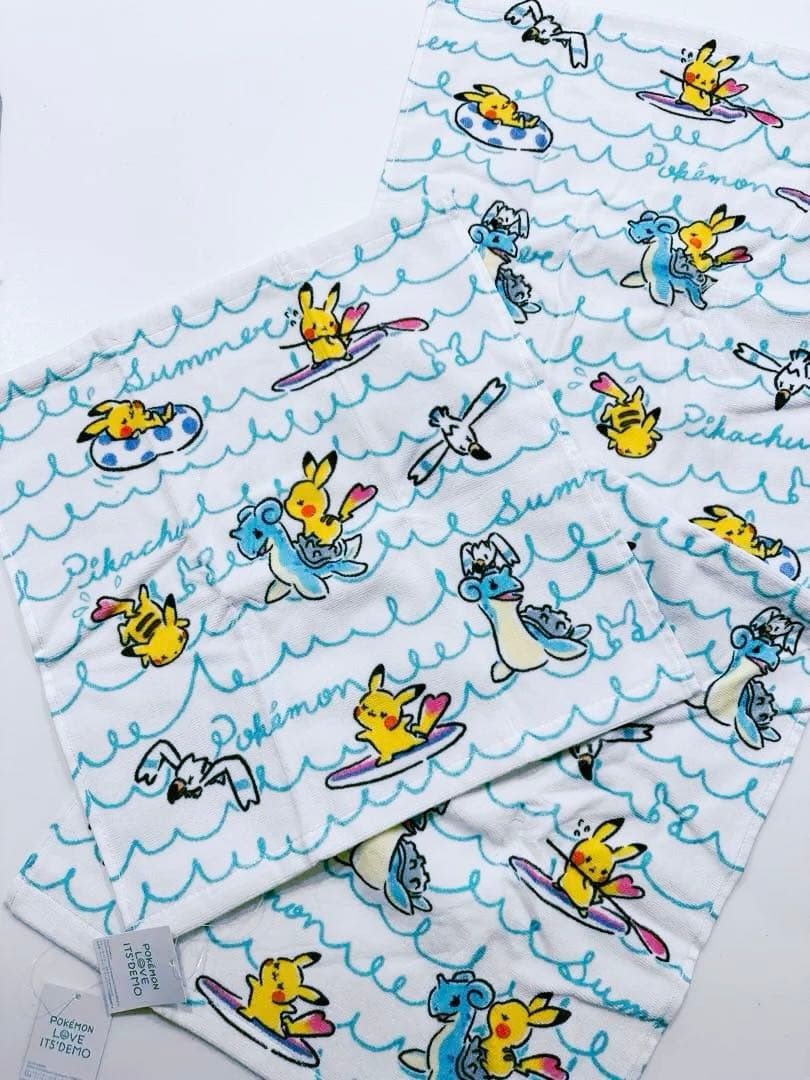 イッツデモ　ポケモン　フェイスタオル　ハンドタオル　セット