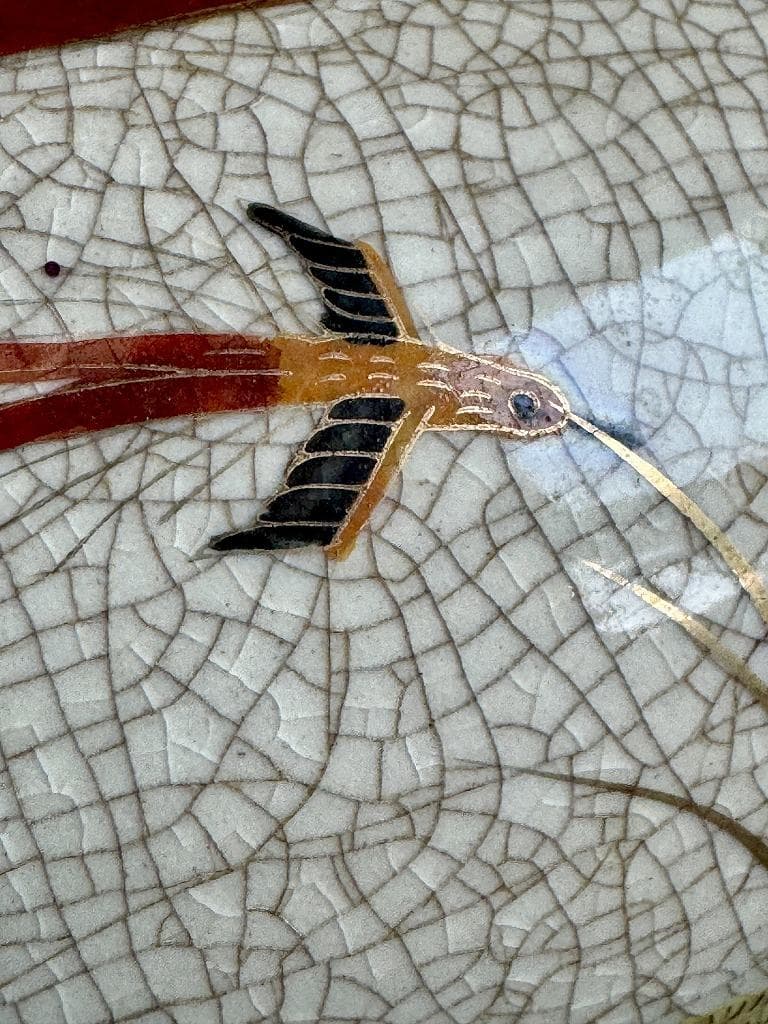 美品　京薩摩　蓮山　香炉　獅子　三ツ脚　蓋付　金彩　豪華絢爛　壼飾　花入　大香炉