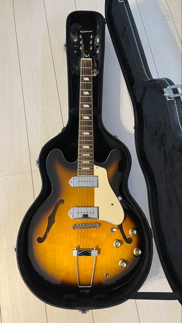 エピフォン カジノ Epiphone Casino ケース付き エレアコ