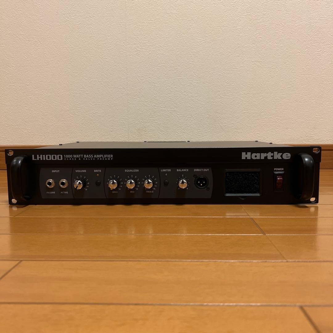 ❶Hartke LH1000 ベースアンプ ❷❸スピーカー❹ラック同時ご購入