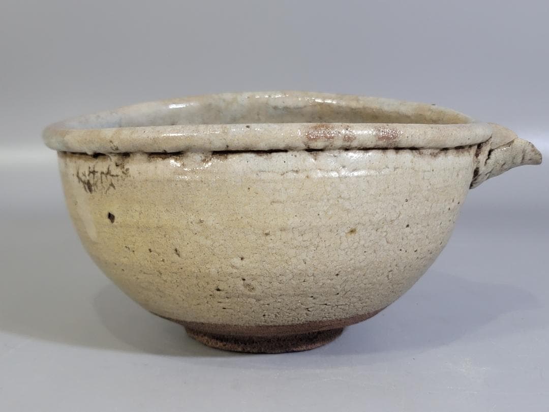 古美術 古唐津 片口 碗 時代物 DT466