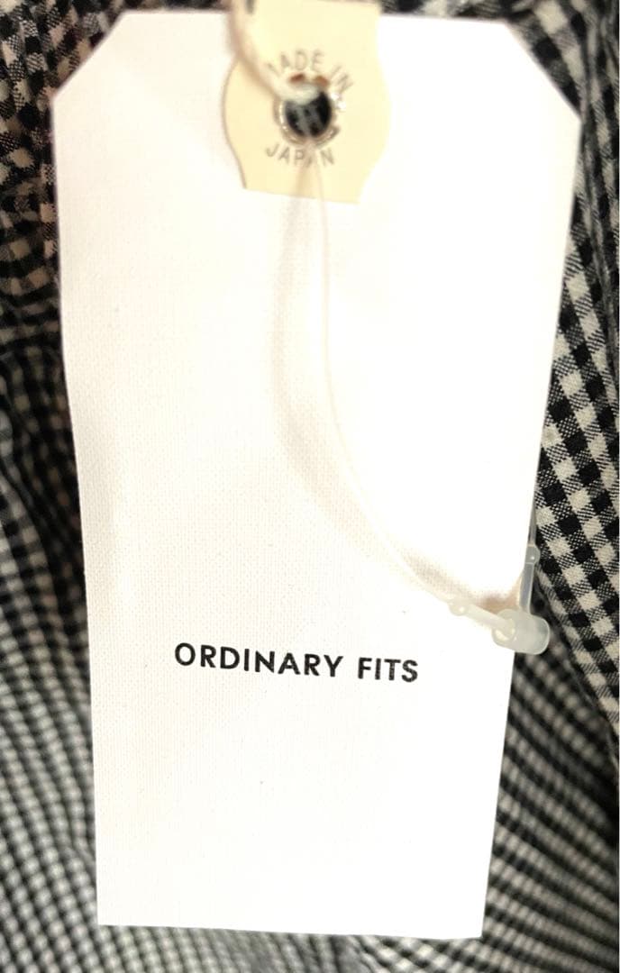 フレンチブリュ別注ORDINARY FITSボールパンツコットンリネンチェック