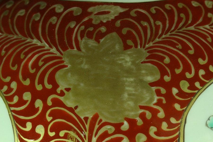 古伊万里 金彩 纏枝蓮花紋 沈香壷 コレクター蔵品(K-YC531)