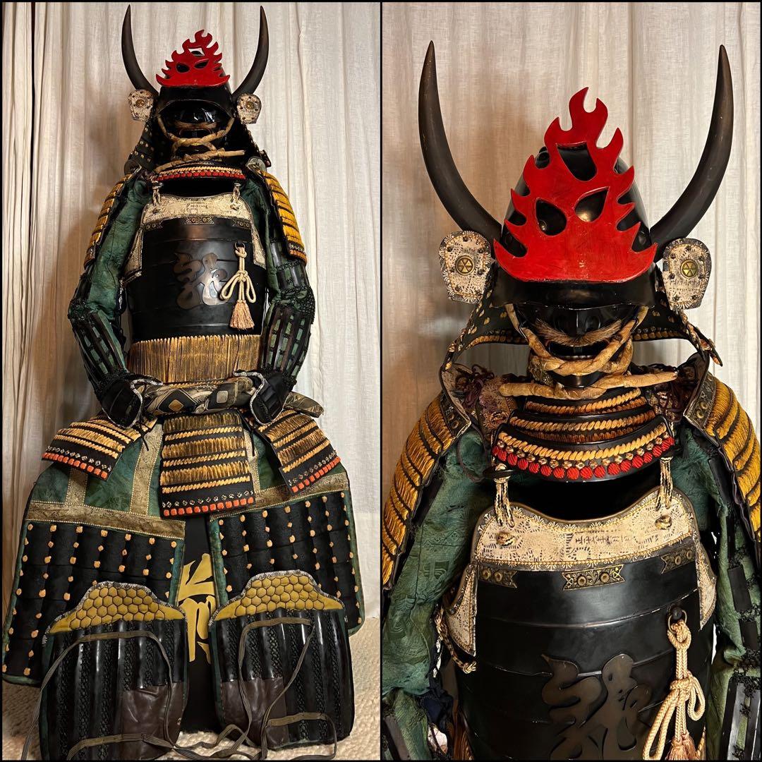 『連休お値引き』江戸後期【本多家ゆかり 鎧】日本甲冑【等身大】鎧 一式