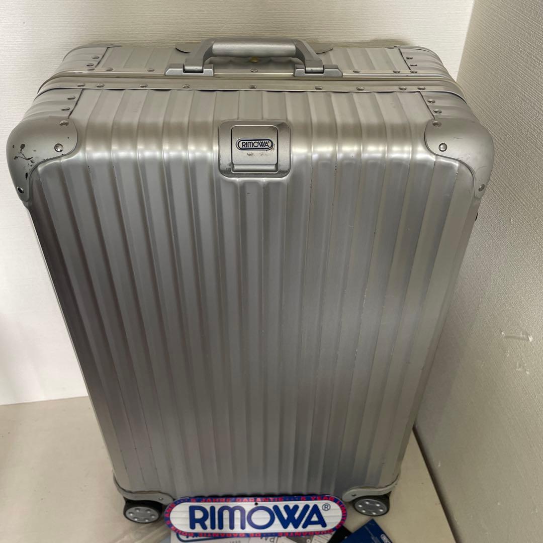 付属品多数 美品 青ロゴ RIMOWA トパーズ 82L チェックインL相当