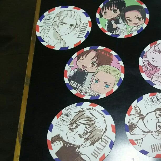 ヘタリア 特典コースター